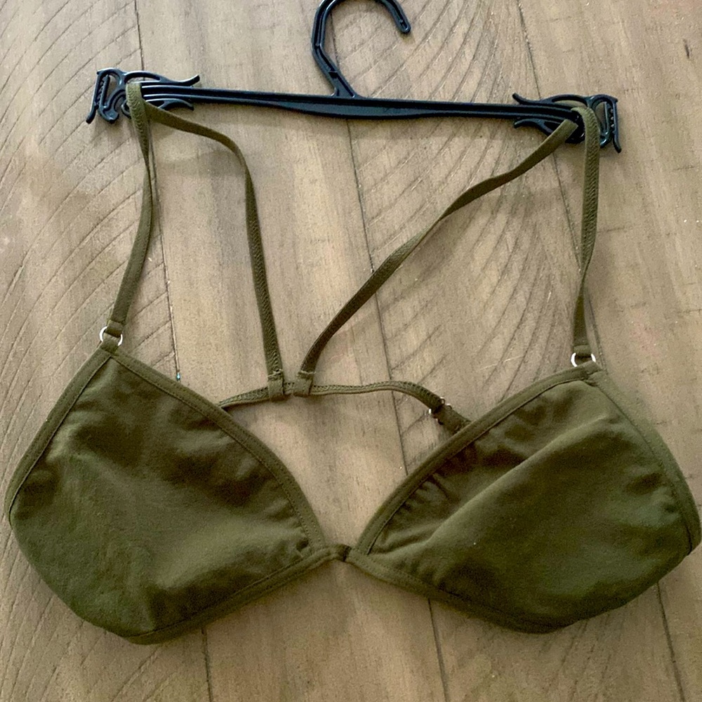 New Free People Green Bralette size m/L